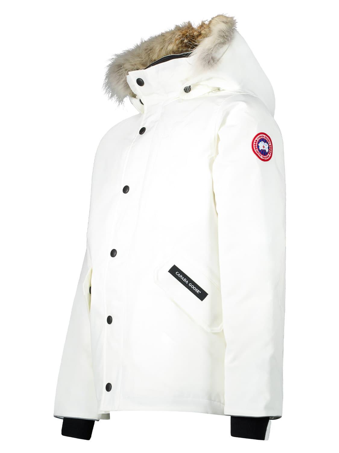 CANADA GOOSE Down Jacket Logan White for boys