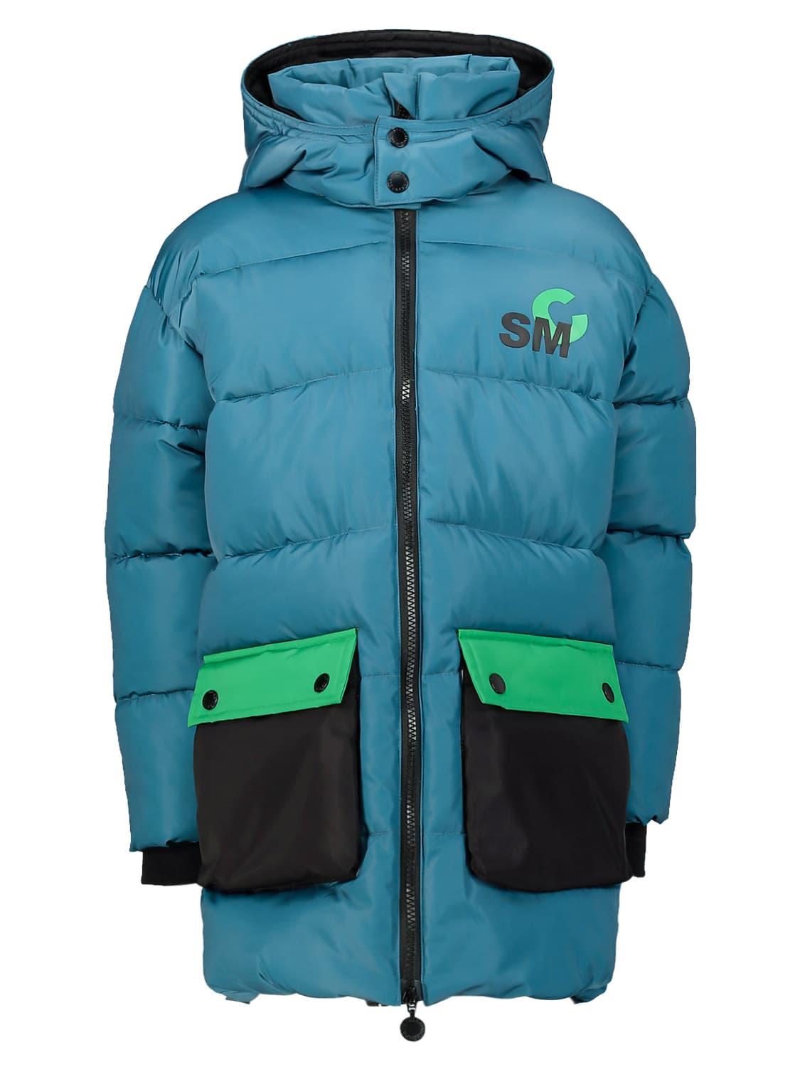 STELLA MCCARTNEY KIDS Winter coat Blue for boys