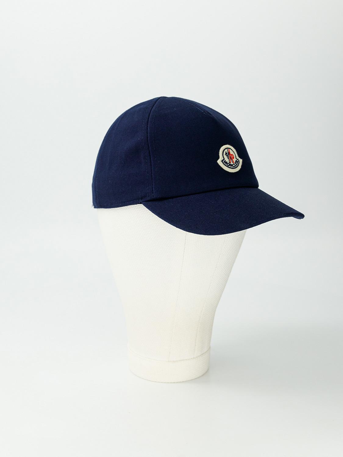 【サブ】 MONCLER BASEBALL キャップ ネイビー 美品 MONCLER モンクレール ロゴベースボールキャップ ネイビ