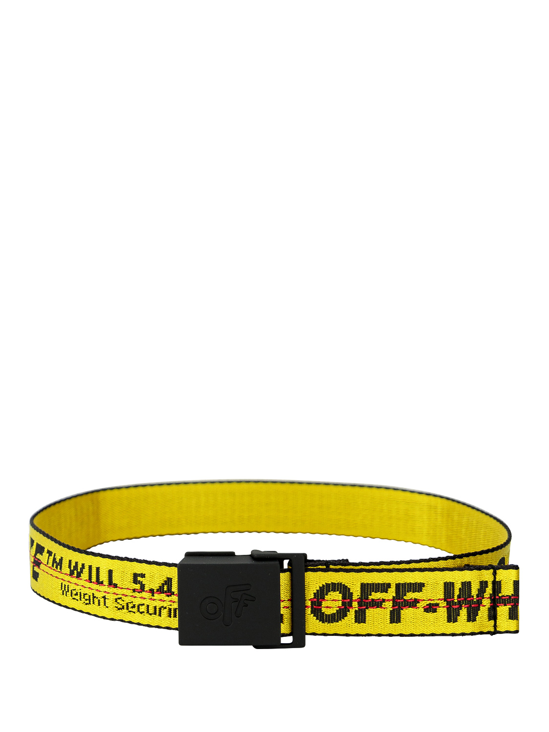 Off-white Industrial Yellow Polyamide Belt In Yellow