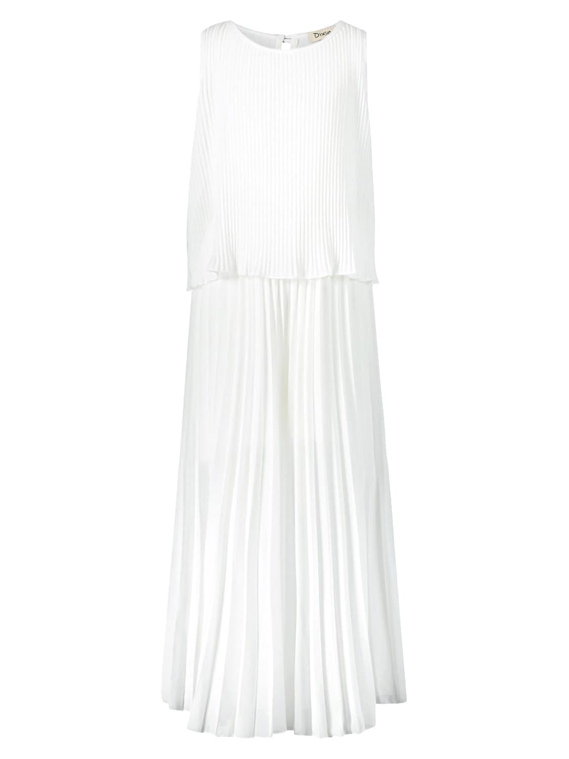 Dixie Kids Overall For Girls In White