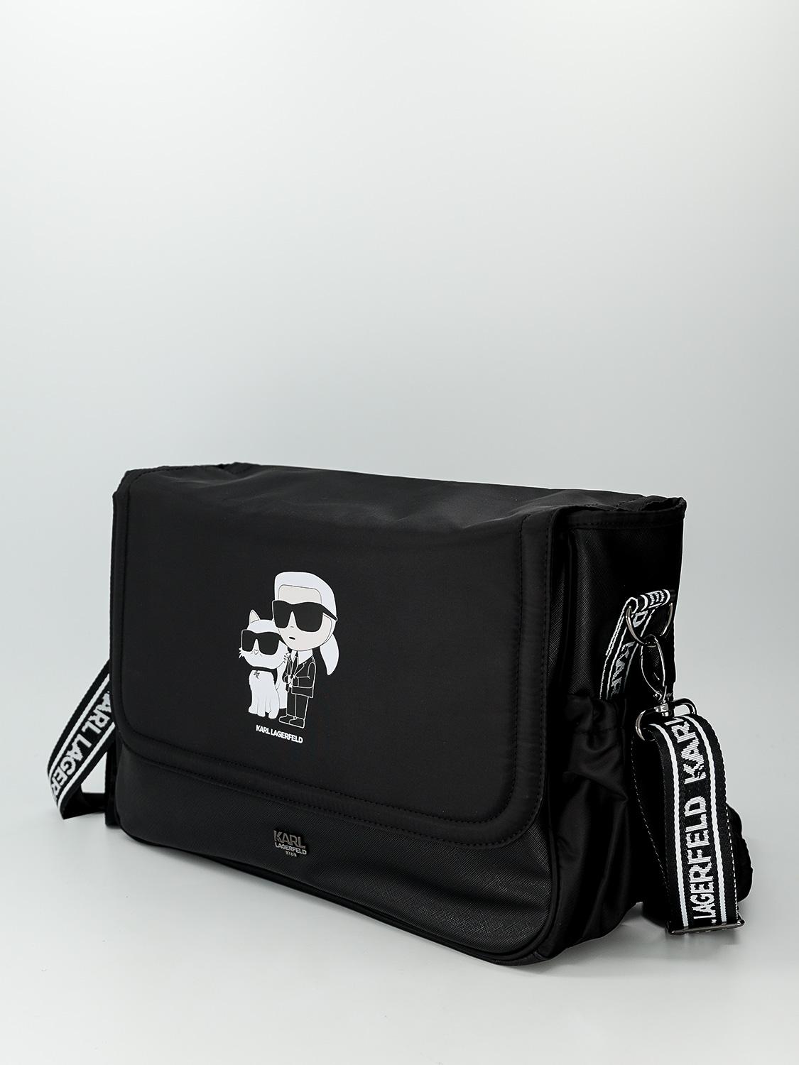 KARL LAGERFELD diaper bag Black