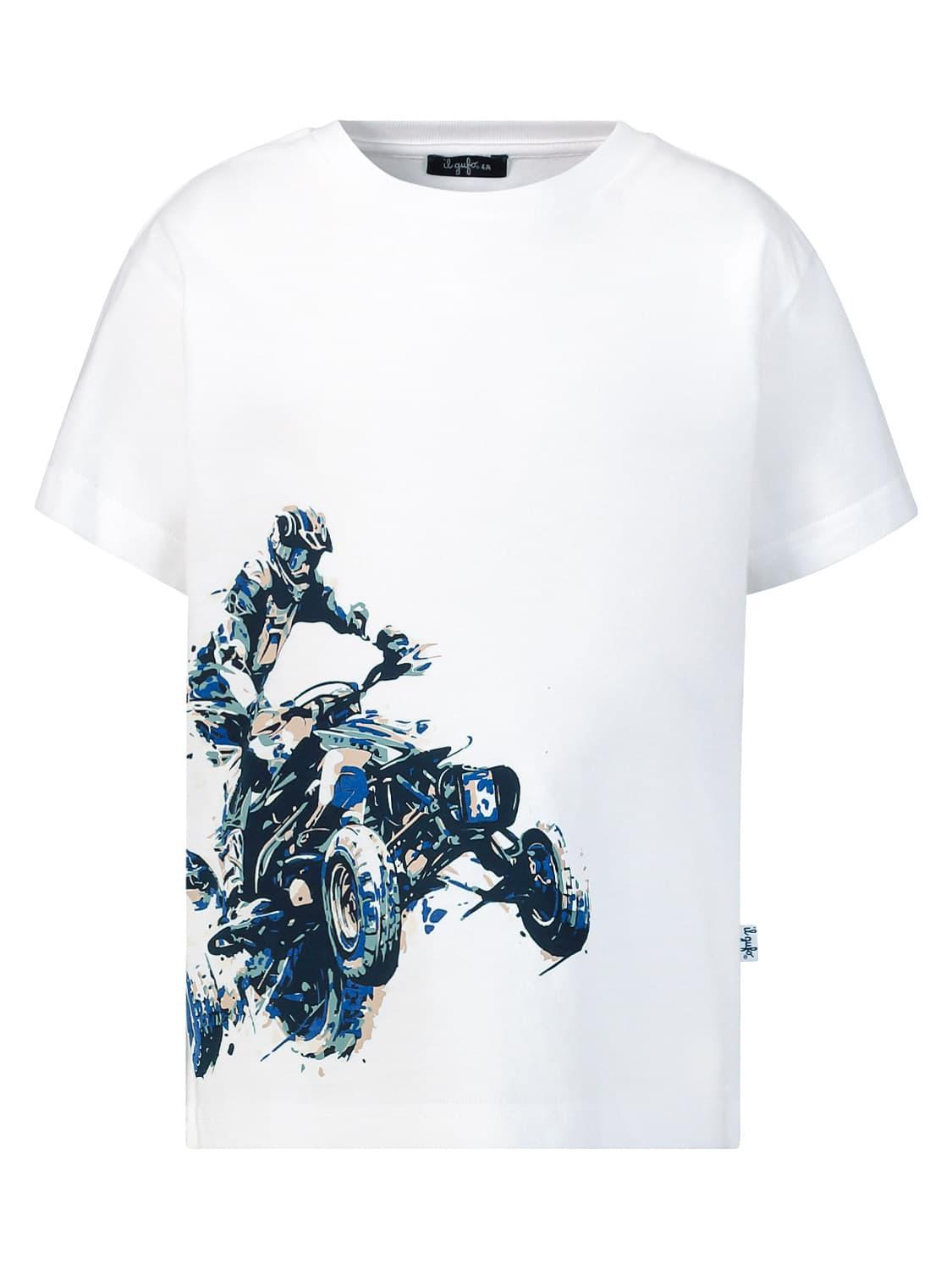 IL GUFO T shirt White For Boys NICKIS il-gufo-t-shirt-white-for-boys-nickis