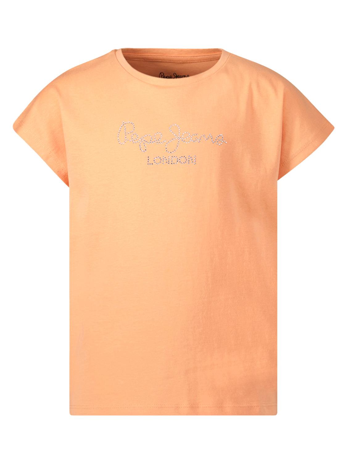 PEPE JEANS tshirt NURIA Apricot for girls
