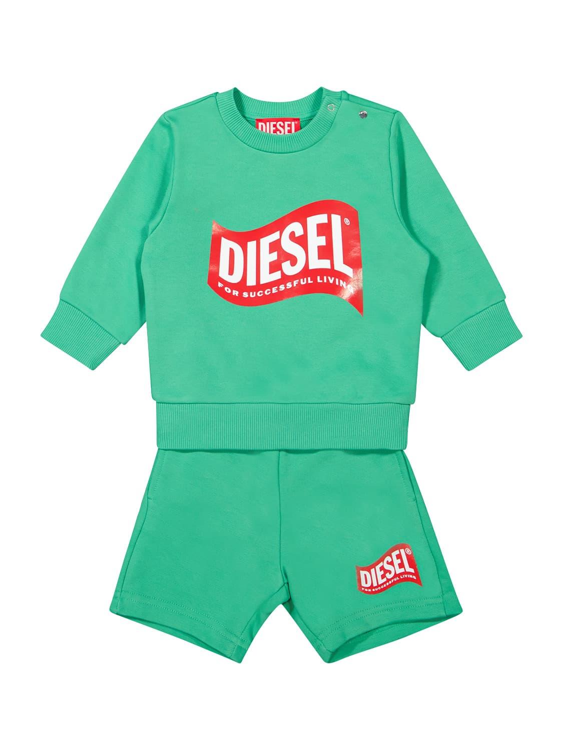 DIESEL clothing set Green
