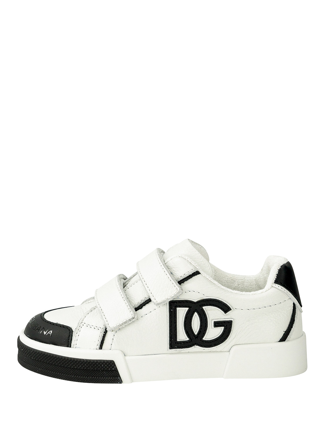 Dolce & Gabbana Logo-patch Low-top Sneakers In White