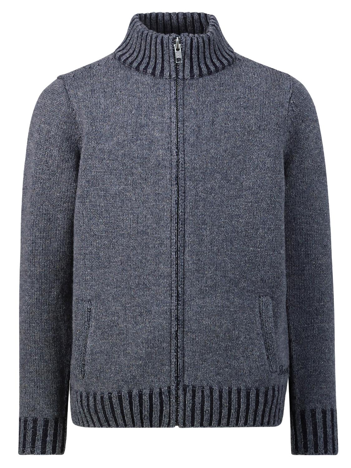 5112027 Anthracite Collar Cardigan