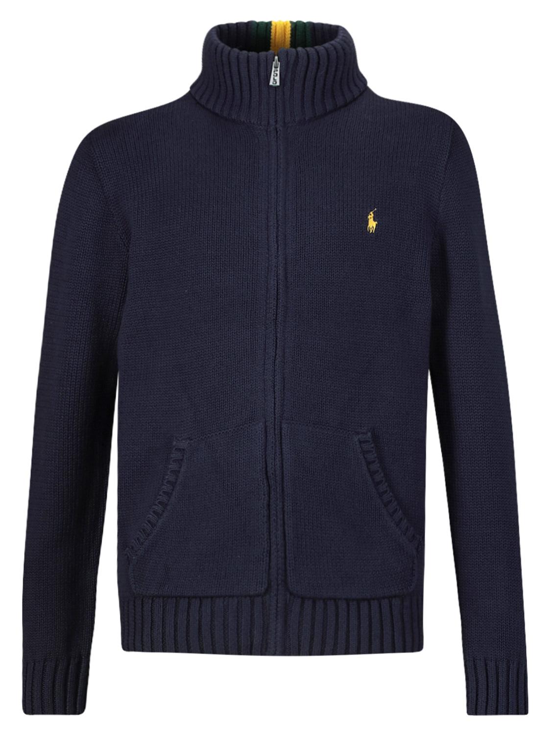 POLO RALPH LAUREN cardigan Navy Blue for boys