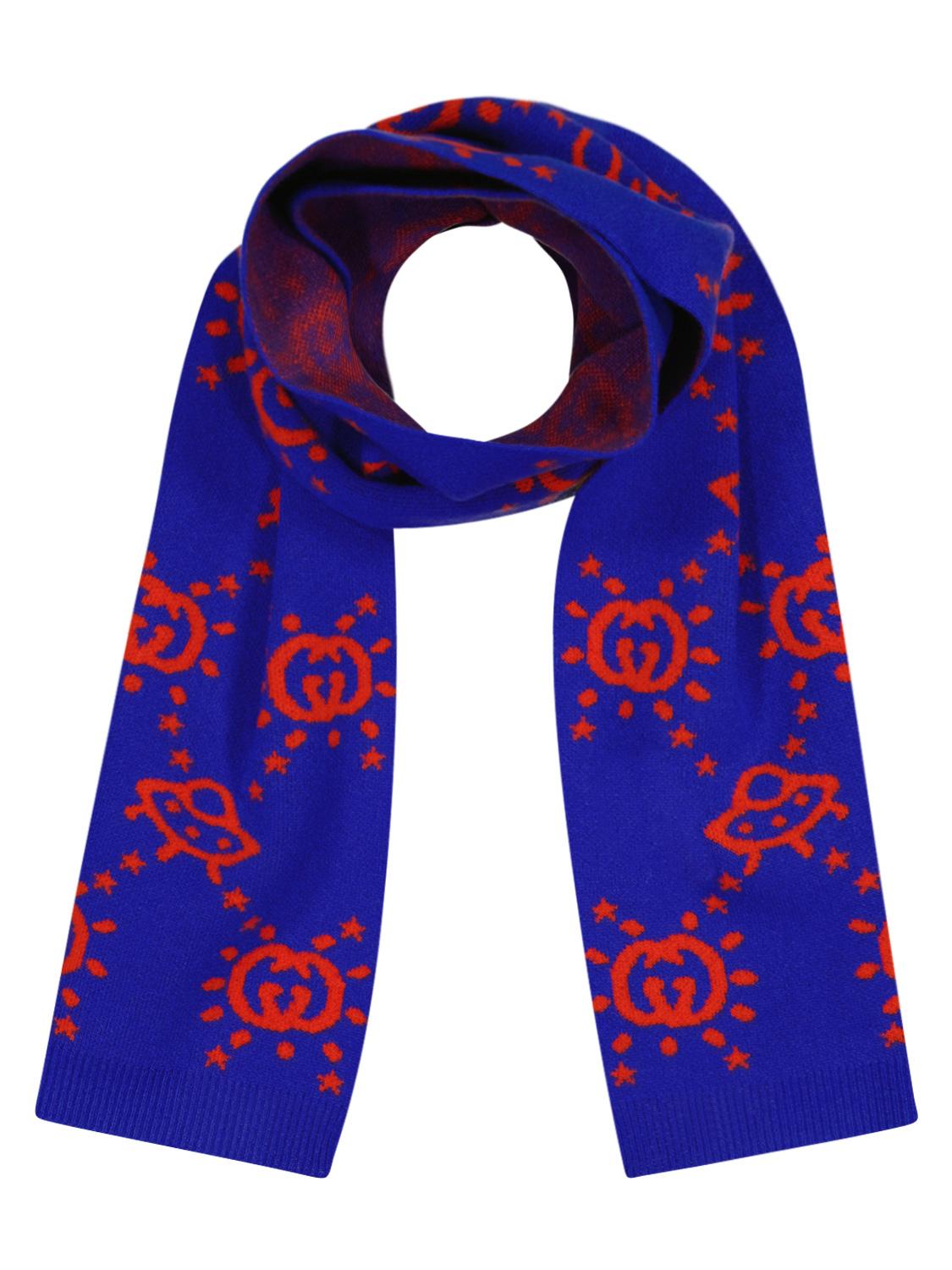 GUCCI Scarf Blue