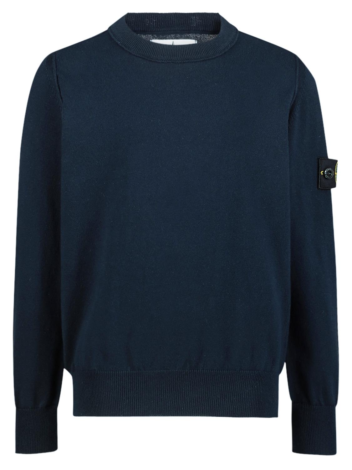 STONE ISLAND JUNIOR Pullover Marineblau für Jungen | NICKIS.com